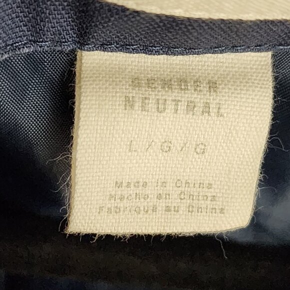 RVCA Navy Cotton Canvas Full Zip All City Bomber Jacket - Picture 5 of 6